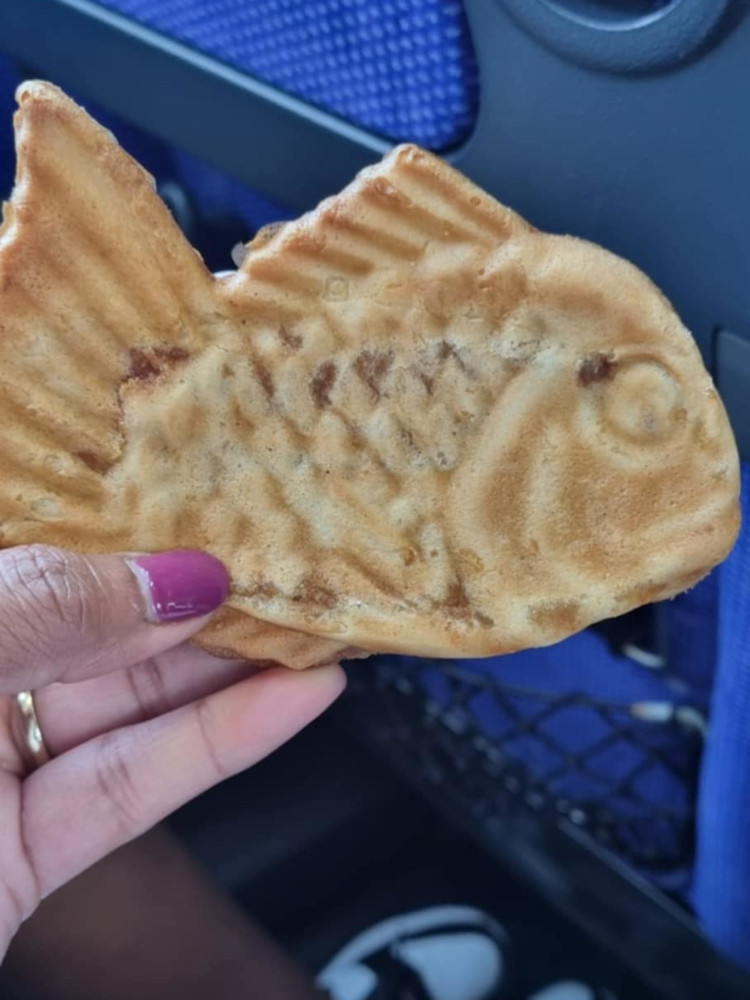 Bread in the shape of a fish