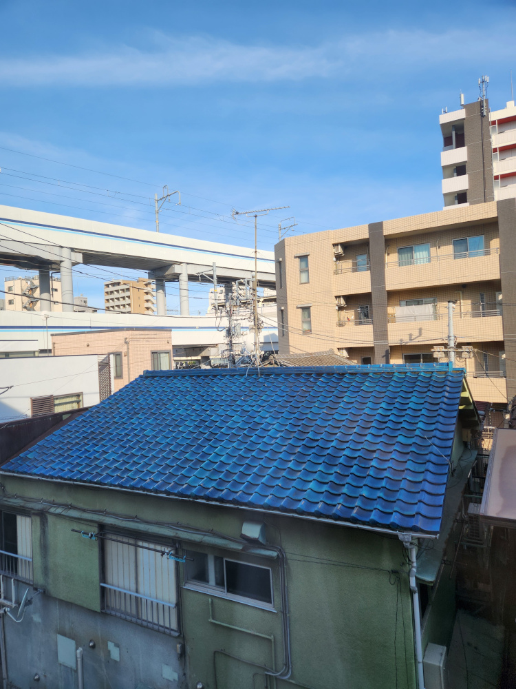 View outside my hotel in Kamata