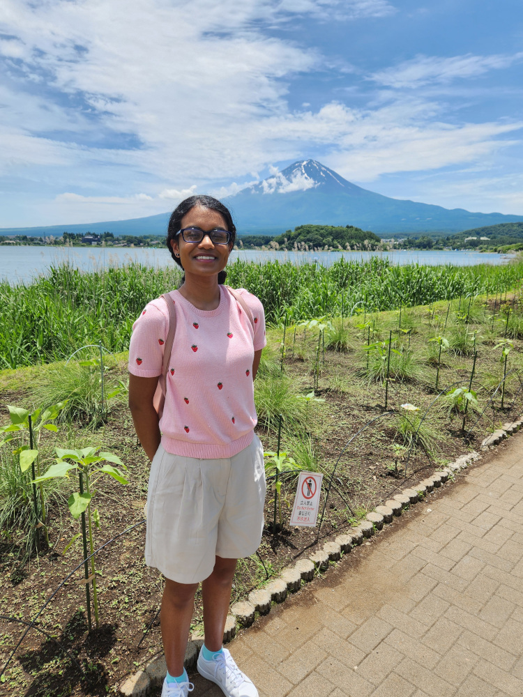 Me posing by Mount Fuji