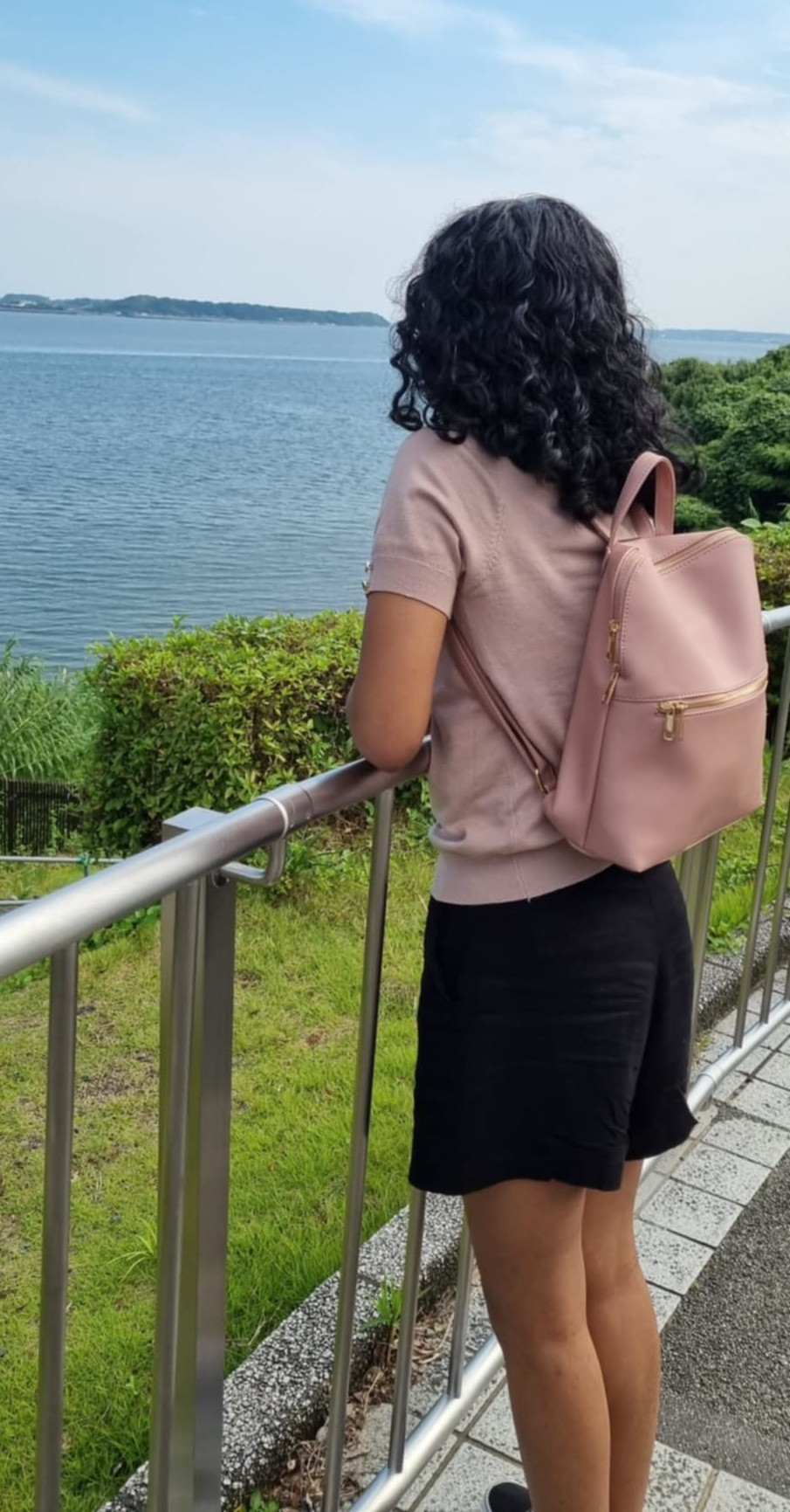 Me looking out to the ocean