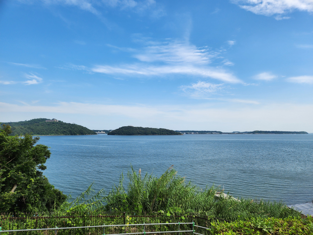 View of the ocean