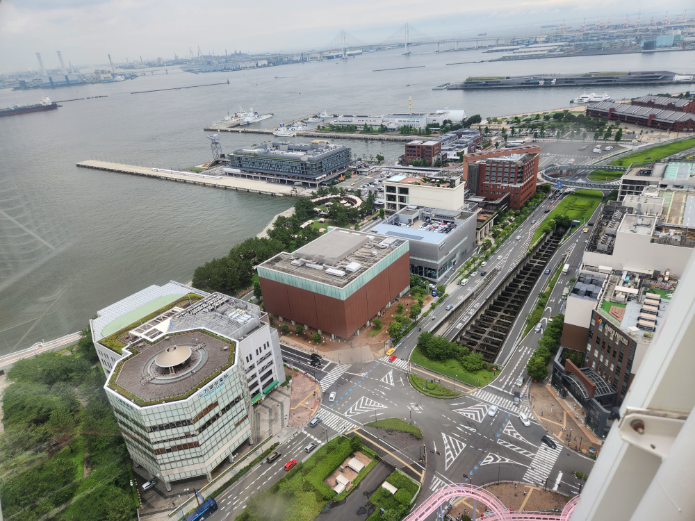 Bird's eye view of Yokohama